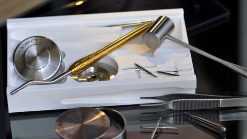 Bone grafting instrument kit - GBR Academia - MC Bio - dental diagnosis / dental restoration / dental implant surgery