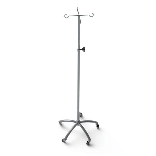 IV pole on casters IVP117 PALOMA 4hook / stainless steel