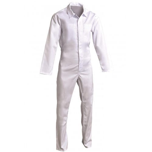 Unisex protective coveralls - CHARLES  - SNV - polyester / cotton / white