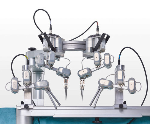 Minimally invasive surgery robot - MUSA - Microsure - hand surgery / lymphedema surgery