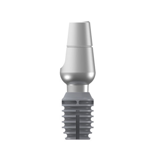 Cylindrical dental implant - MDM - Shorter Implant - titanium / internal / short