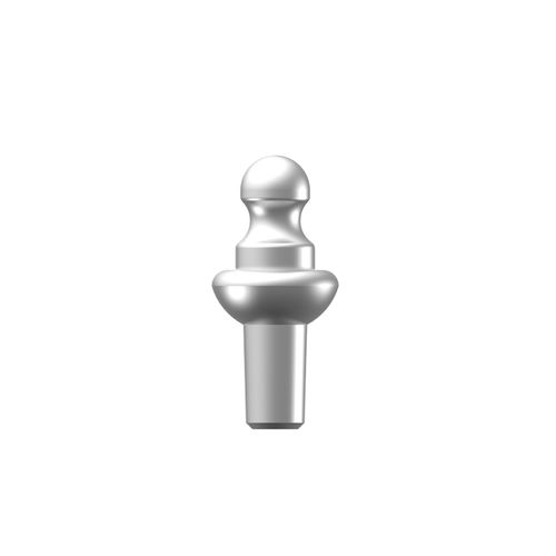 Titanium implant abutment - 50-20-20 - Shorter Implant - internal / ball / straight