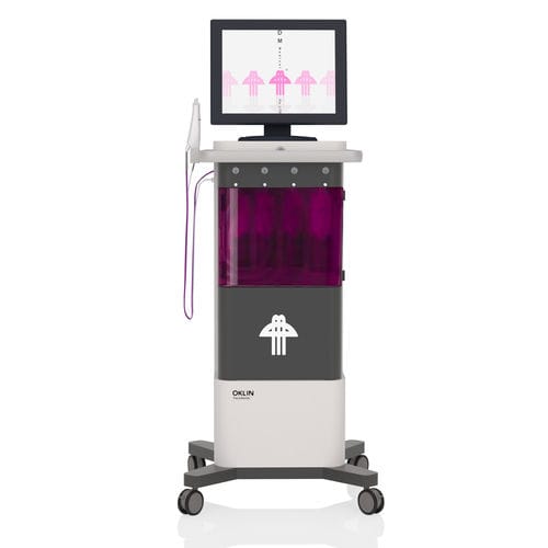 Mechanical exfoliation unit - oklin - Beijing Hoplaser - trolley-mounted