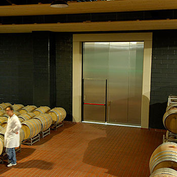 Sliding door - Moreschi Chiusure Industriali S.r.l. - protection / insulation / service