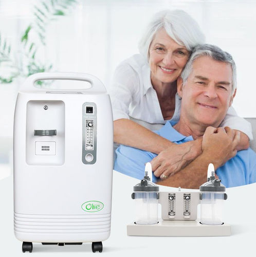 Medical oxygen concentrator - OLV-10S - Olive - home care / on casters / portable