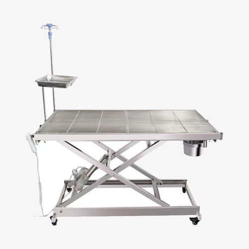 Electric veterinary operating table - X-type Electric Operating Table - Olive - variable height