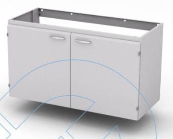 Laboratory cabinet - 01-22.771 - Labexpert - undercounter / stainless steel / white