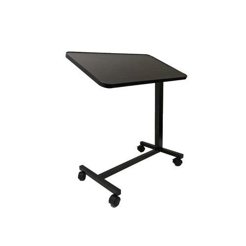Height-adjustable overbed table - H800-1-002 - Rhythm Healthcare - on casters