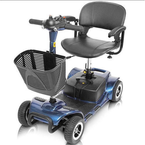 Electric mobility scooter - MOB1027BLU  - Vive Health - 4-wheel / folding / with case