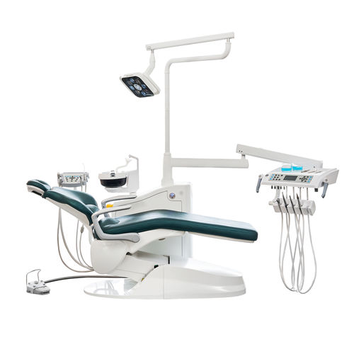 Dental unit with electric chair - M8+  - Foshan Safety Medical Equipment Co., Ltd. - with adjustable headrest / with hygiene system / with delivery system