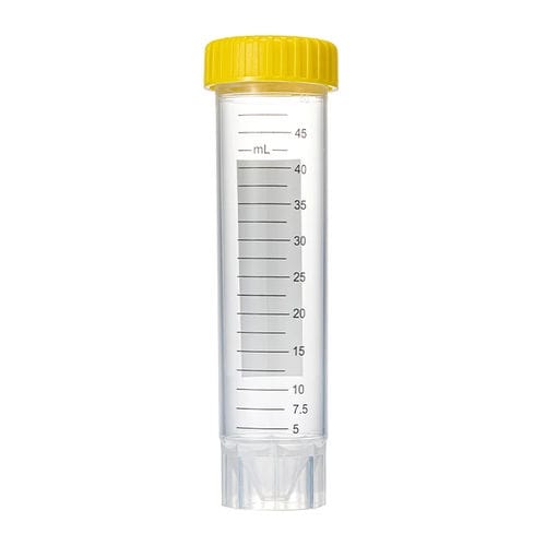 Laboratory test tube - B-SCTB50YE - Shaoxing GenFollower Biotech CO., LTD. - polypropylene / sterile / with screw cap