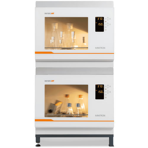 Benchtop laboratory incubator Minitron Infors AG 2door / cooling