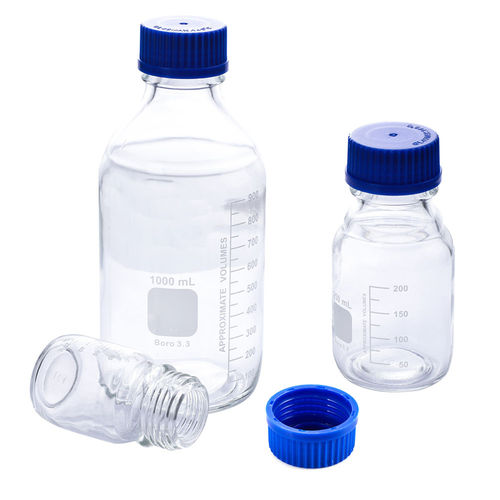 Reagent bottle - LTB 100	 - Guangzhou Four E's Scientific Co., Ltd. - borosilicate glass / graduated