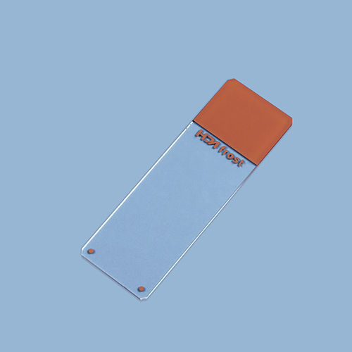 Frosted glass microscope slide - 710 series - Jiangsu Huida Medical Instruments - with color coat