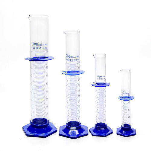Plastic measuring cylinder - 1601P - Jiangsu Huida Medical Instruments - graduated