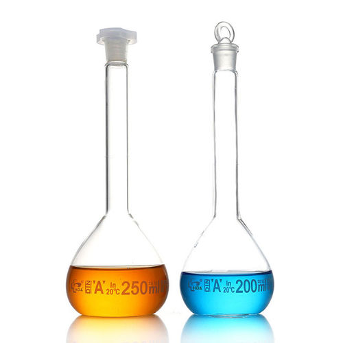 Volumetric flask - 1621A - Jiangsu Huida Medical Instruments - laboratory / glass / plastic