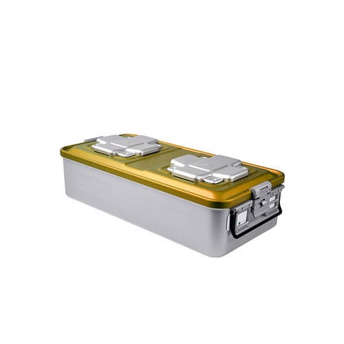 Instrument sterilization container - OVVO Medical Solutions - aluminium / perforated / non-perforated