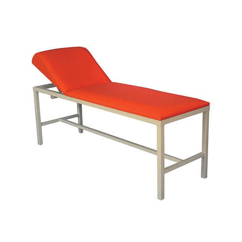 General examination couch - OVVO Medical Solutions - manual / with adjustable backrest / 2-section