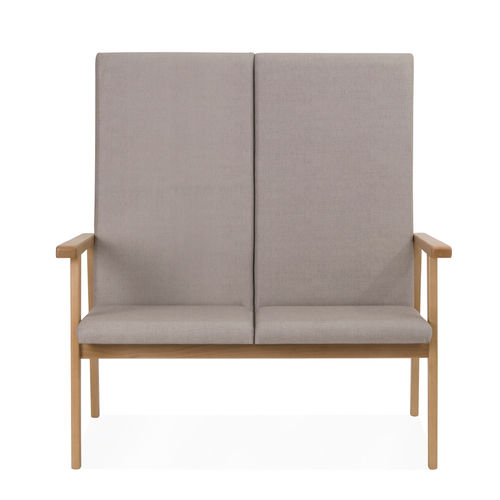 Waiting room sofa - MAD0025MB - SENIORCARE - for doctor's office / 2-person / design
