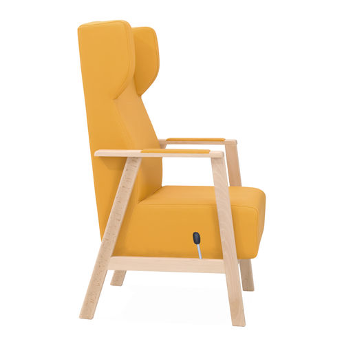 Waiting room chair UNN0014MB SENIORCARE with armrests / with high