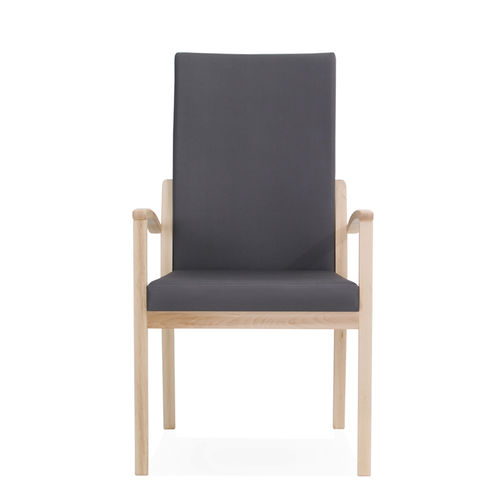 Waiting room chair - ARI0002MB - SENIORCARE - adult / with armrests / with high backrest