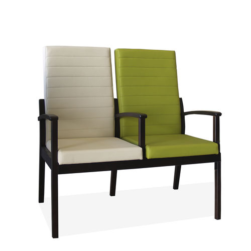 Waiting room beam chair - ARI0022MB - SENIORCARE - with armrests / with high backrest / ergonomic