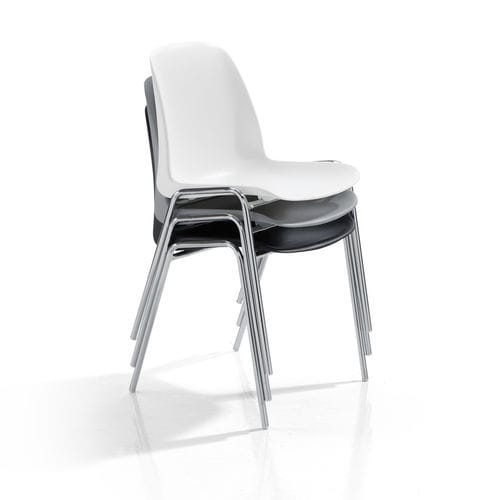 Adult chair - HIS0001BL - SENIORCARE - with armrests / stackable