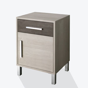 Bedside table with wardrobe - NOR5001ME1 - SENIORCARE - with drawers