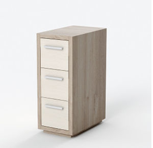 Cabinet with drawer - NOR1002ME - SENIORCARE - 3-drawer