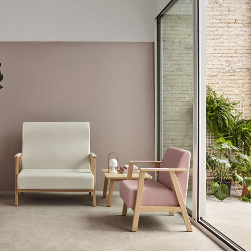 Waiting room sofa - UNN0022MB - SENIORCARE - for doctor's office / 2-person / design