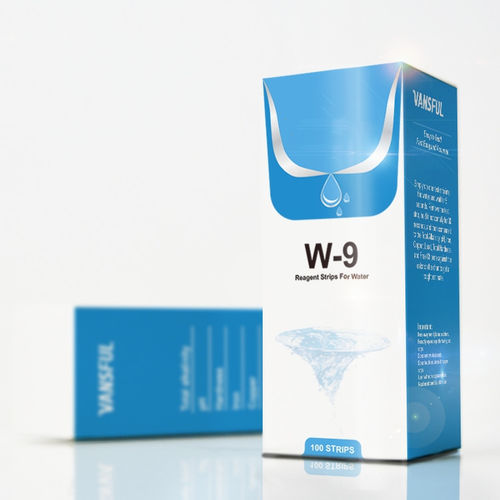 Water analysis test strip - W-9 - Changchun Wancheng Bio-Electron Co., Ltd. - pH / alkalinity / free chlorine
