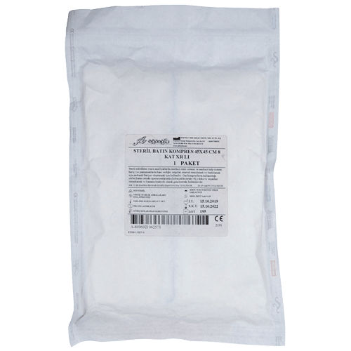Cotton gauze compress - Alban - sterile