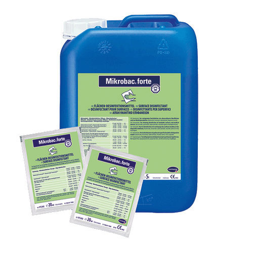 Liquid cleaner - Mikrobac® forte - BODE Chemie - 5000 mL / 20 ml / benzalkonium chloride-based