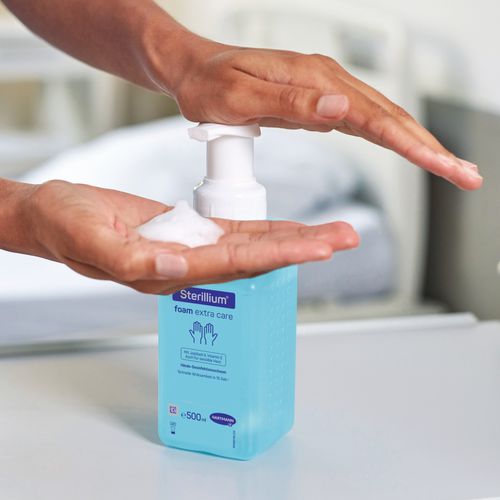500 mL hand sanitizer - Sterillium® foam extra care - BODE Chemie