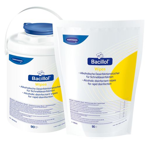 Floors and surface cleansing wipes - Bacillol® - BODE Chemie - pack of 90