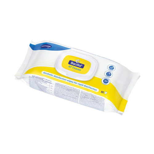 Floors and surface cleansing wipes - Bacillol® AF Tissues - BODE Chemie - pack of 80