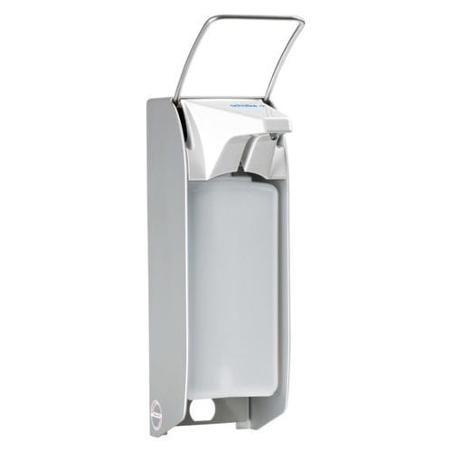 Wall-mounted hand sanitizer dispenser - KHK - Schülke & Mayr - hand-operated