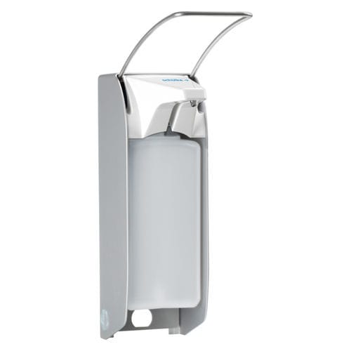 Wall-mounted hand sanitizer dispenser - KHL - Schülke & Mayr - hand-operated