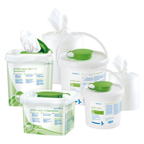 Floors ans surface cleansing wipes - 100/111 - Schülke & Mayr - pack of 100 / pack of 40