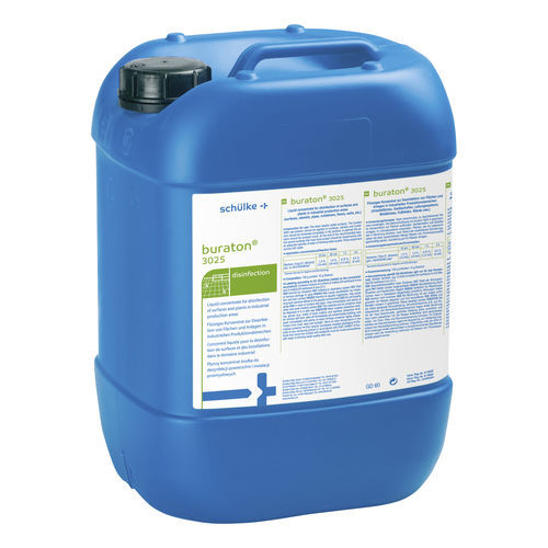 Floors and surface disinfectant - buraton 3025 - Schülke & Mayr - liquid / 10000 mL / aldehyde-based