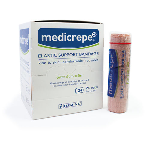 Cotton bandage - MEDICREPE - Fleming Medical - polyamide / polyurethane / elastic