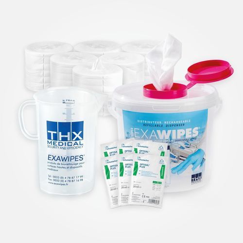 Floors and surface cleansing wipes - EXAWIPES  - THX MEDICAL - pack of 90