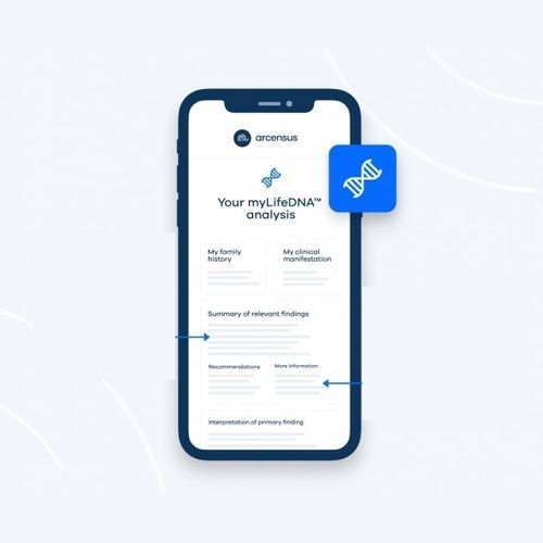 Treatment mobile application - myLifeDNA™ - Arcensus GMBH - analysis / test / interpretation