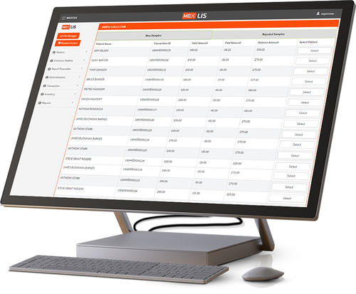 Billing laboratory information system - LIS - MDX Netherlands - design / management / scheduling