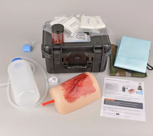 Training simulator - MEQ03007 - MedEduQuest. - wound management / for general care / anatomy