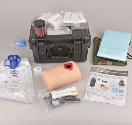 Training simulator - MEQ03006 - MedEduQuest. - for gunshot wound management / for general care / anatomy