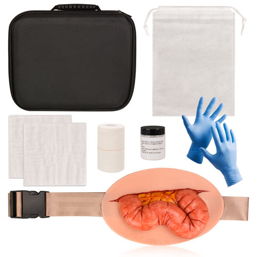 Training simulator - MedEduQuest. - wound closure surgery / for abdominal wounds / for general care
