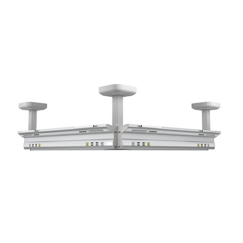 Ceiling-mounted supply beam system - ZMP07 - MZ Liberec, a.s. - intensive care / fixed / with shelves