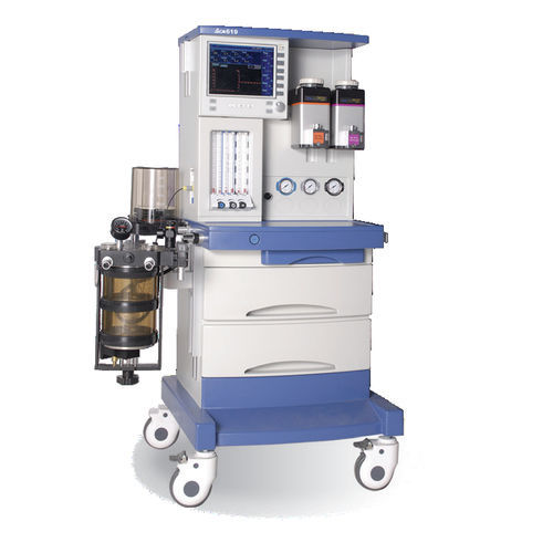 Trolley-mounted anesthesia workstation - ACM619 - Beijing Aerospace Changfeng medical - with respiratory monitoring