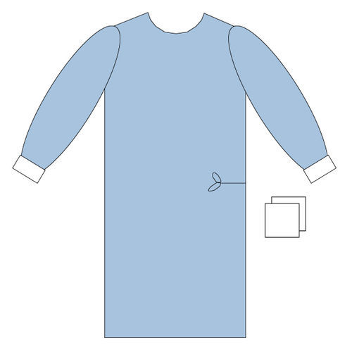 Unisex surgical gown - G-21L-SMS - Hydrex International SARL - XXL / L / M